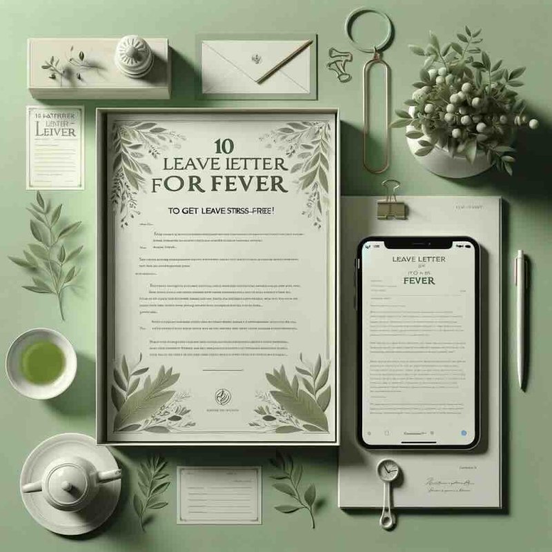 14 Formats for Leave letter for fever to get leave Stress-Free! - Eduyush