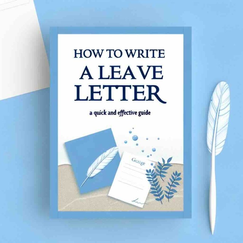 How to Write a Leave Letter: A Quick and Effective Guide - Eduyush