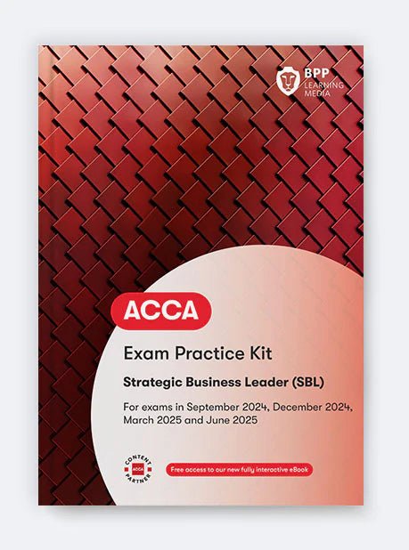 SBL ACCA course books and study materials. 2024-2025