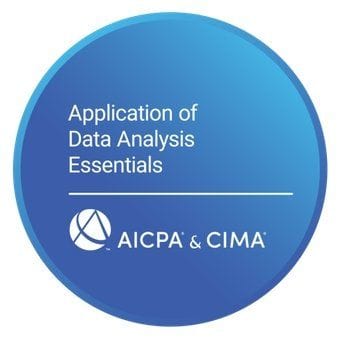 AICPA Certification : Application of Data Analysis Essentials Certificate - Eduyush