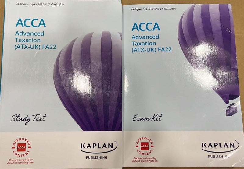Buy KAPLAN ACCA Books. Strategic exams. Combo of Study text & Exam kit. Sep 23-Jun 24 - Eduyush
