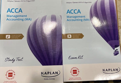 KAPLAN ACCA Applied Knowledge papers (Sep 23 - Aug 24). Combo of study text and exam kit - Eduyush