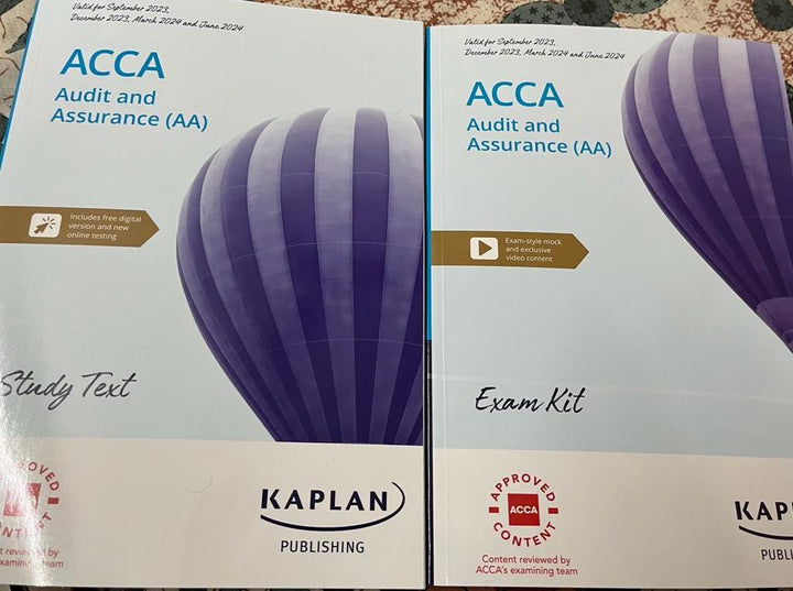 Kaplan ACCA Applied Skills papers. Combo Study text & Exam kit. Sep23-Jun24 - Eduyush