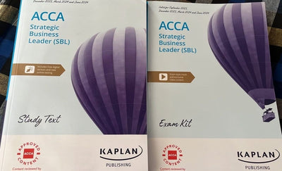 KAPLAN ACCA Books for Strategic Professional (Sep 23-June 24). Combo of Study text & Exam kit - Eduyush